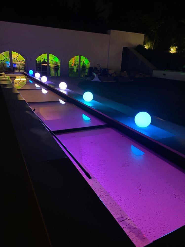 OUTDOOR LIGHTING EFFECTS SUPPLIED