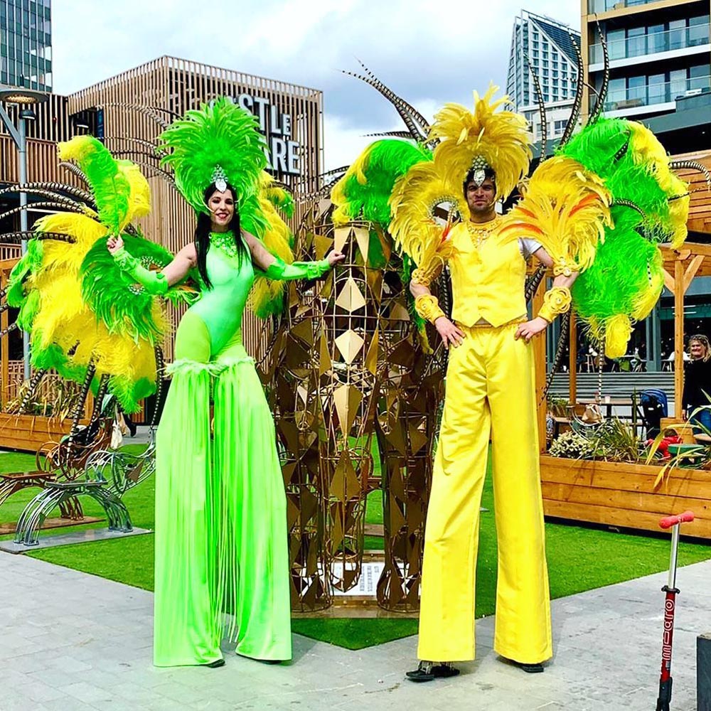 summer carnival stilt walkers (gemma)